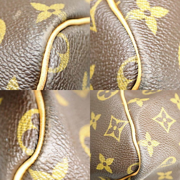 LOUIS VUITTON Keepall Bandouliere Boston Bag Monogram Canvas Brown